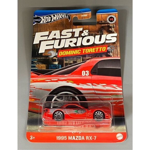 Hot Wheels "Fast & Furious Dominic Toretto" 1995 MAZDA RX-7 1/5 - Picture 2 of 4